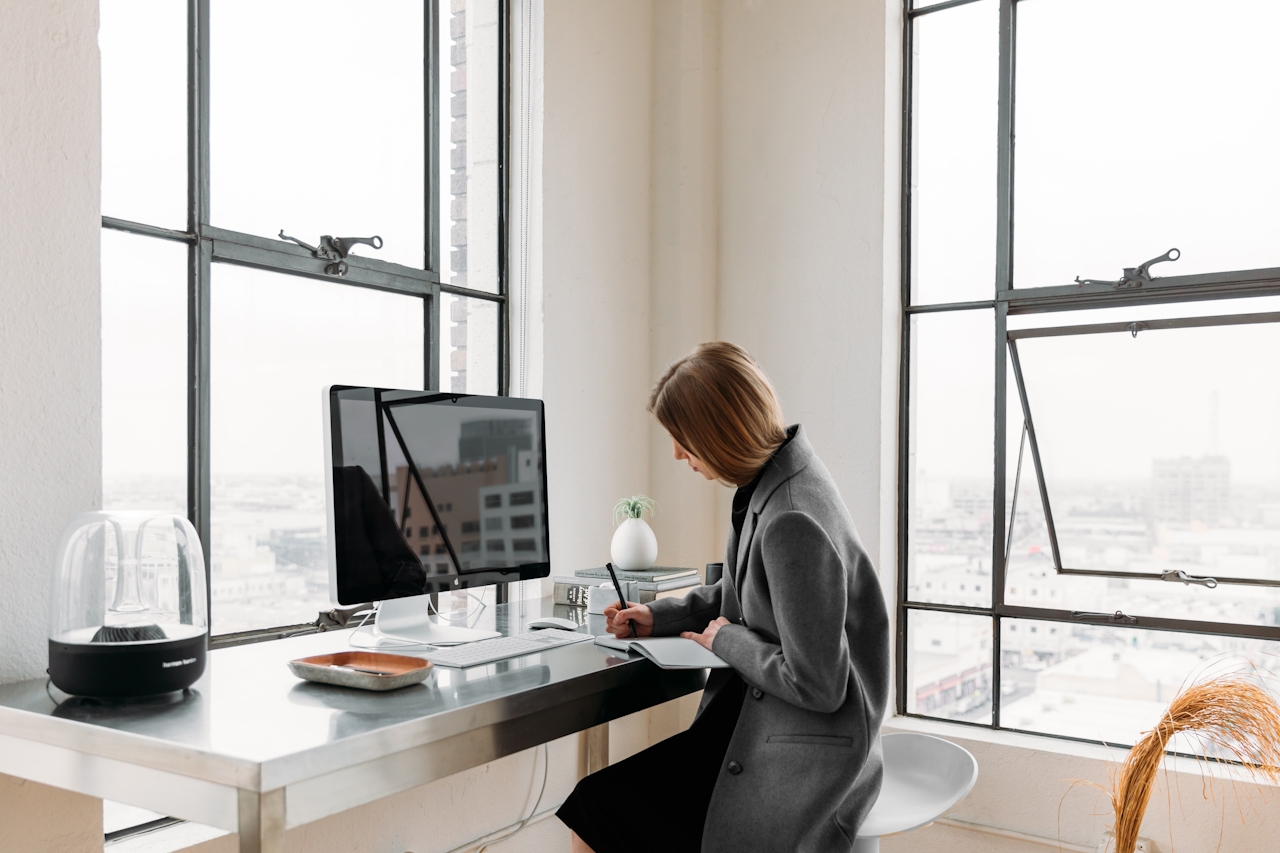 Focused desk setup in a demanding workday